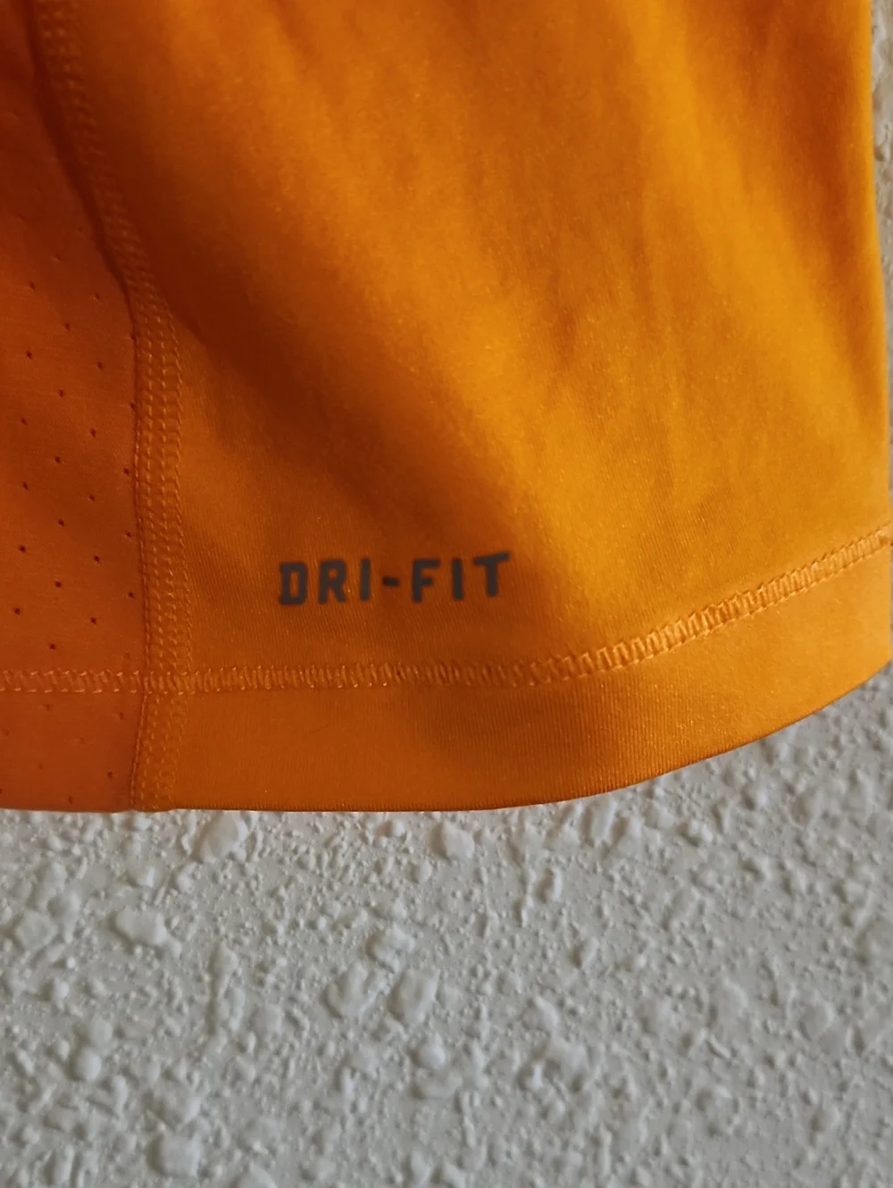 Mens Nike Orange Mesh Racerback Performance Tank